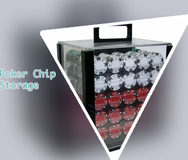 Empty poker chip case