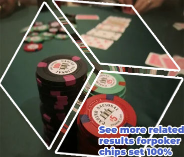 Poker chips set argos