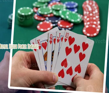 Professional poker royal flush