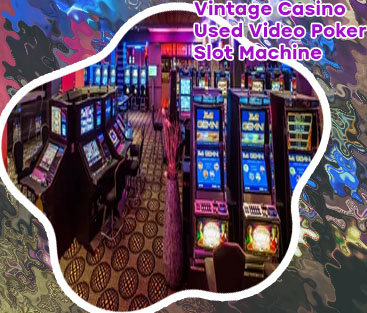 Vintage video poker machine